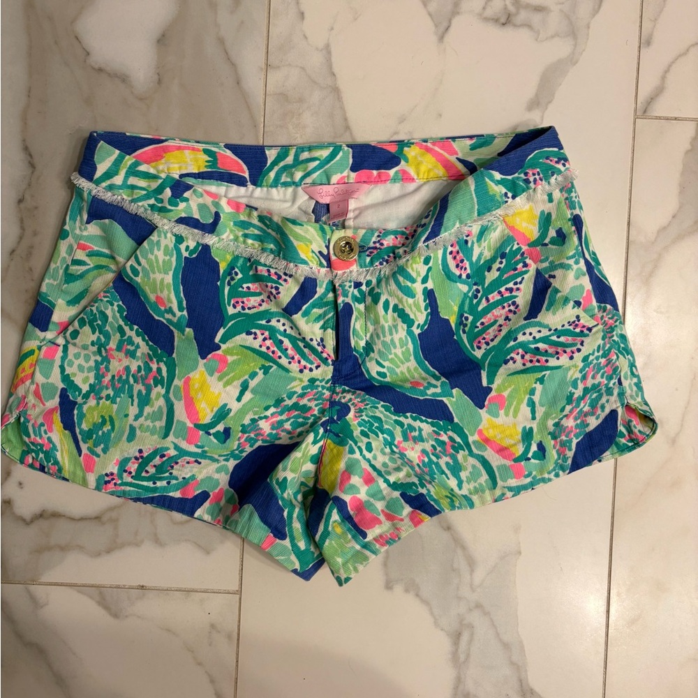 Lilly Pulitzer Tropical Print Shorts